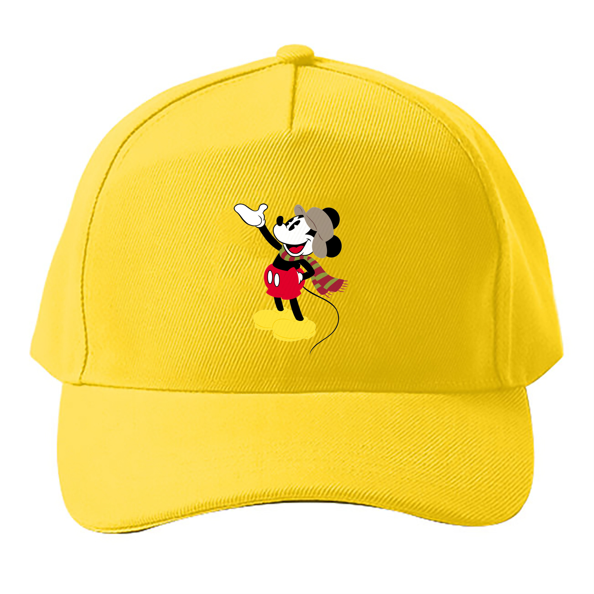 （画像用） ミッキーマウス Mickey Mouse ベースボールキャップ 綿100％ 男女兼用 帽子 スポーツ